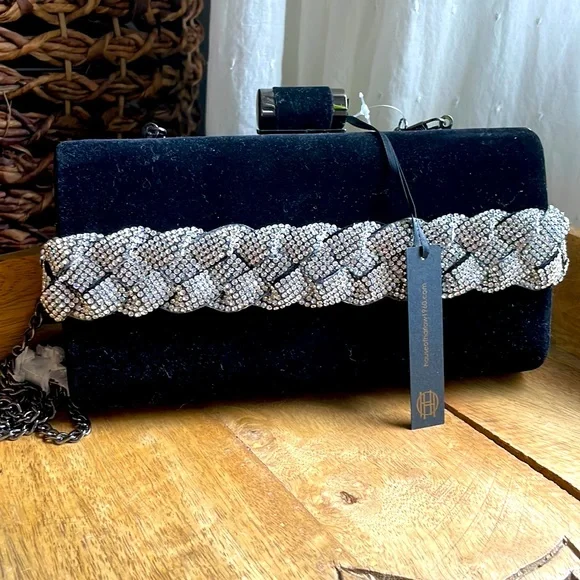 HOUSE OF HARLOW Gorgeous Evening Bag! NWT 👛 Add a touch of vintage style! - Picture 3 of 14